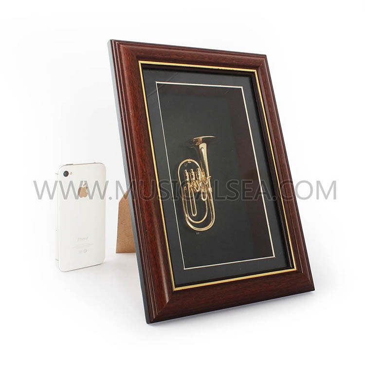 Miniature euphonium decorative photo frame